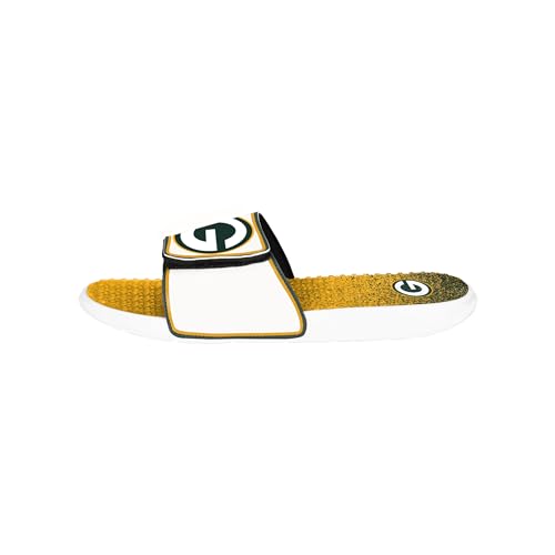 Image of FOCO mens Nfl Primary Team Logo Gradient Gel Slide Sandals