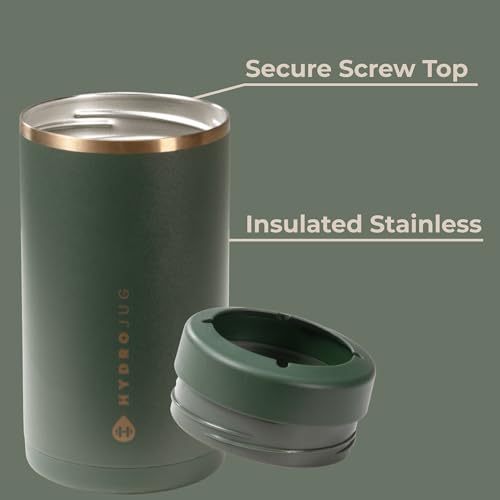 Image of HydroJug Tall Can Cooler 16 oz, Stainless Steel Can Holder, Primrose