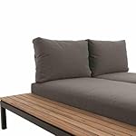 Siena Garden Lounge Recamiere Alvida rechts Anthrazit Teak