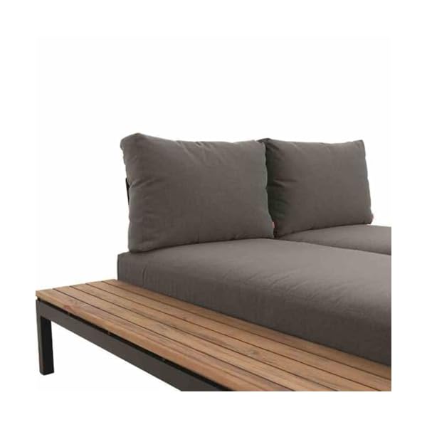 Siena Garden Lounge Recamiere Alvida rechts Anthrazit Teak