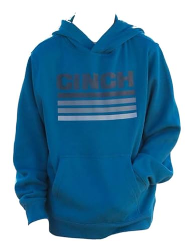 Cinch Western Sweatshirt Boys Hooded Screen Print Logo MWK7510009
