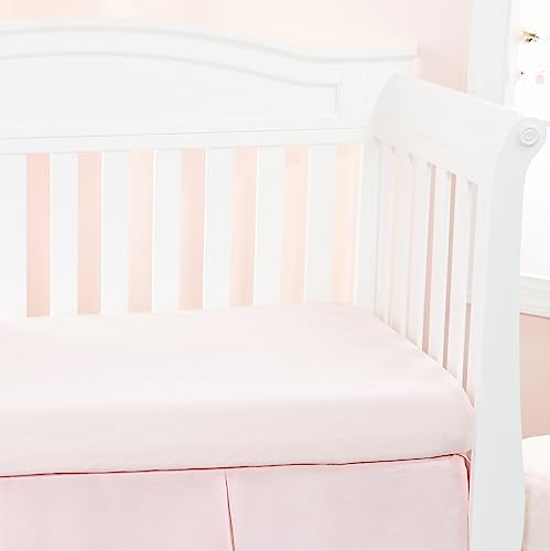 image for EVERYDAY KIDS 2 Pack Fitted Girls Crib Sheet, 100% Soft Breathable Cot