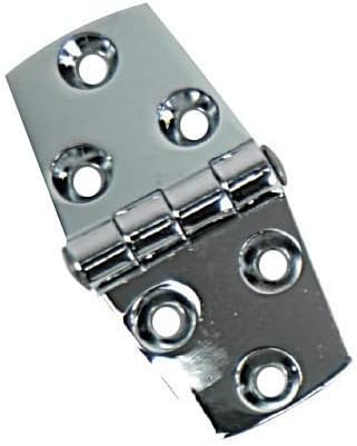 Part Synergy Replacement for Boat Door Hinge Strap Hinge 3 Inch Length x 1-1/2 Inch Width Silver 304 Stainless Steel