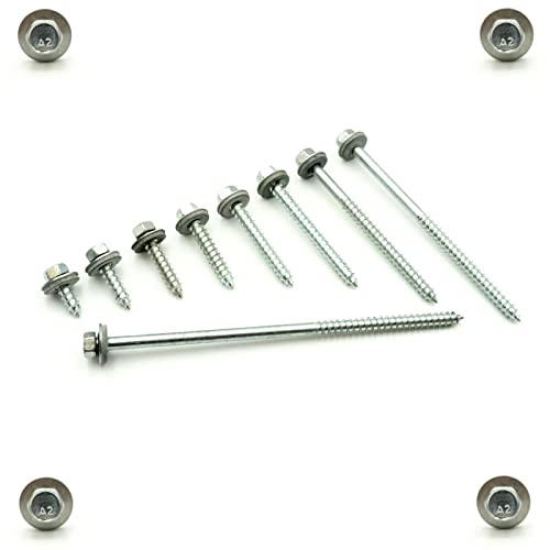 Schrauben-Niro.De 100 Fassadenbauschrauben Modell 9057 A2