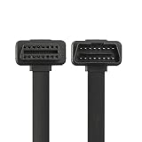 Compatibilidad: tu cable OBD-II de 16 pines macho a hembra está diseñado para ser compatible con dispositivos OBD II y otros productos compatibles con OBD.
