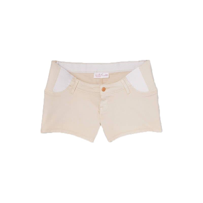 Side Panel Midi Maternity Jean Shorts -