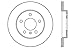 StopTech 128.62129L Sport Cross Drilled Brake Rotor (Left), 1 Pack