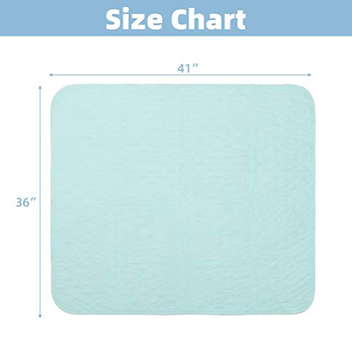 Image of KOOLTAIL Washable Pee Pads for Dogs, 2 Packs Super Absorbent Leakproof & Non-Slip Dog Pee Pad Extra Large, Reusable Puppy Training Pads Waterproof, Pet Mat Rug for Whelping,Floor,Crate,Cats, 36 inchx41 inch