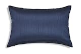 Creative Solid Decorative Pillow Cover / Throw Pillow Cover 12 by 18 - Navy