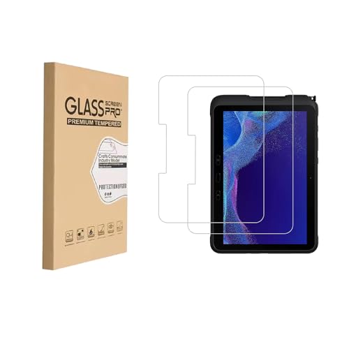 HYGAMOCC Screen Protector for Samsung Galaxy Tab Active4 Pro/Tab Active Pro 10.1 SM-T540/T545/T547 Tempered Glass Film Anti Scratch,Bubble Free,High Definition（2 Pack）