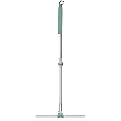 CHOPPERWELL Silicone Floor Squeegee Broom with Long Handle Scraping Besom for Floor, Bathroom, Kitchen, Shower,Tile,Pet Hair,Durable Silicone Blade,Lightweight & Easy to Store,Effective Water Removal