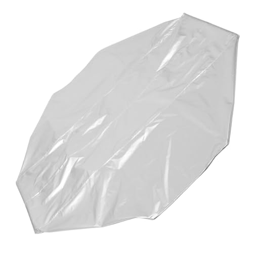 ABOOFAN 210t Oxford Cloth Silver Utility Trailer Cover Ice Fishing Sled Cover Heavy Duty Snowmobile Cover Travel Trailer Cover