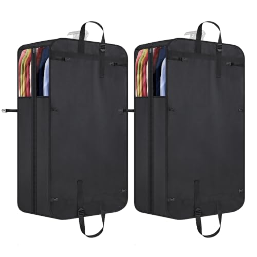 Image of Univivi Garment Bag for Moving, Heavy Duty Suit Bag, 50 Inch, Set of 2