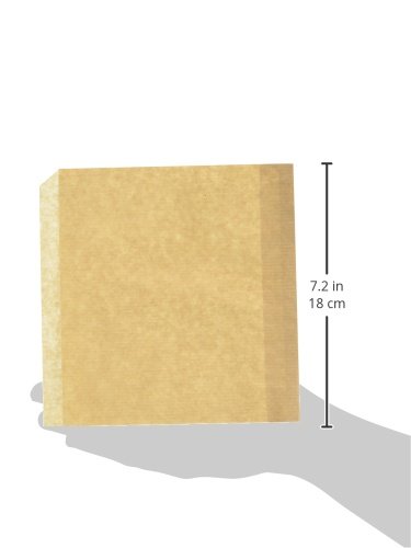 Image of PACKNWOOD 210PAPOK17 Brown Greaseproof Bag for Baskets, Kraft Paper Liners (6.5 x 6.5 inch) - Case of 1000