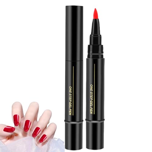 Bolígrafo De Esmalte De Uñas De Gel, Lápiz De Uñas 3 En 1, Lápiz De Pintauñas De Un Paso En Gel, Para El Hogar Y Manicura Profesional, Adecuado Para Principiantes