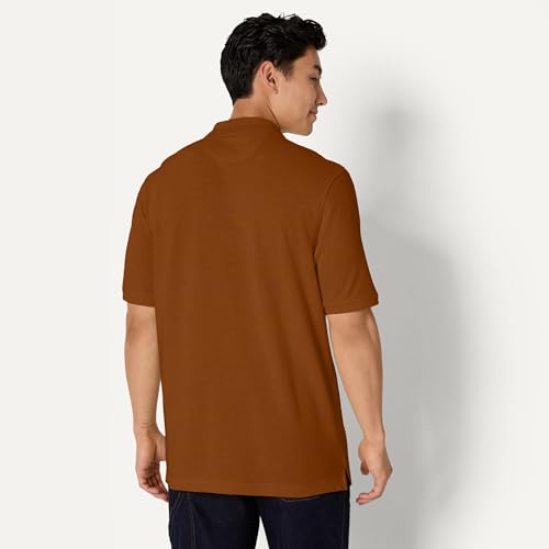 Image of Amazon Essentials Men's Regular-Fit Short Sleeve Cotton Pique Polo Shirt (Available in Big & Tall)