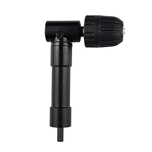 90-Degree Right Angle Drill Attachment – 0.8-10mm Chuck, 8mm Shaft For Tight Space Drilling