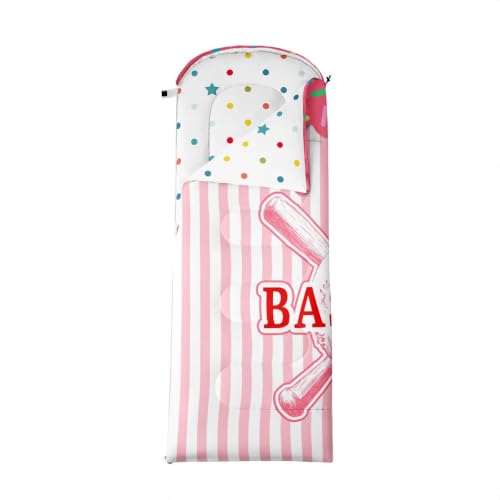Erosebridal Ice Cream Baseball Boys Bolsa de Dormir, Clima Templado y Frío miniatura 4