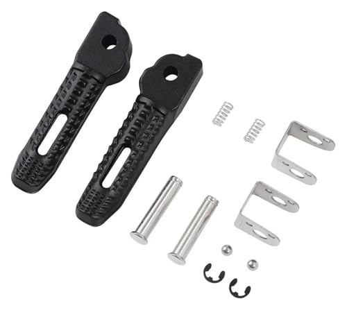 Motorrad Fußrasten Für BMW HP4 - K42 M 1000 RR K66 SR K47 K63 NineT Scrambler Motorrad Hinten Fußrasten(Black)