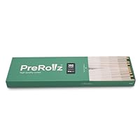 PreRollz 100 Vorgedrehte Hülsen – 109 mm Konische Cones mit 26 mm Filter-Tip – Vorgerollte Joint-Papiere – Pre Rolled Cones – Mit Crisscross-Wasserzeichen für gleichmäßiges Abbrennen