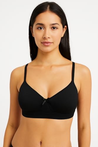 Image of Viola's Secret 6 Pack of Color Print T-Shirt Bras B Cup C Cup and D Cup