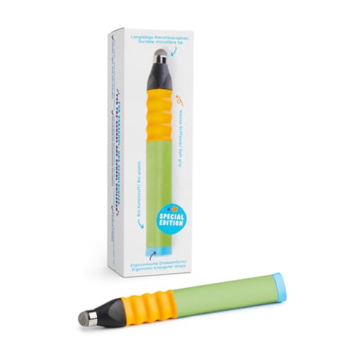 Edurino Ergonomischer Eingabestift I Tablet Stift für Kinder I Eingabestift für Edurino Figuren I Lernspiele ab 4 Jahren I Stylus Touch Pen (Hellgrün)