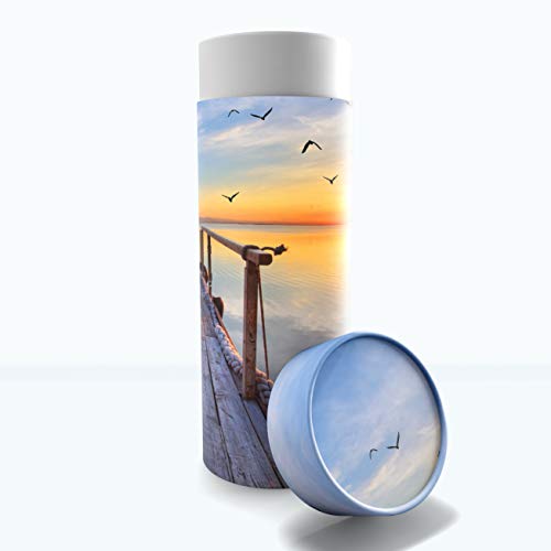 Image of Dock of The Bay Biodegradable Urns for Adult Ashes - Eco Friendly, Scattering Tube