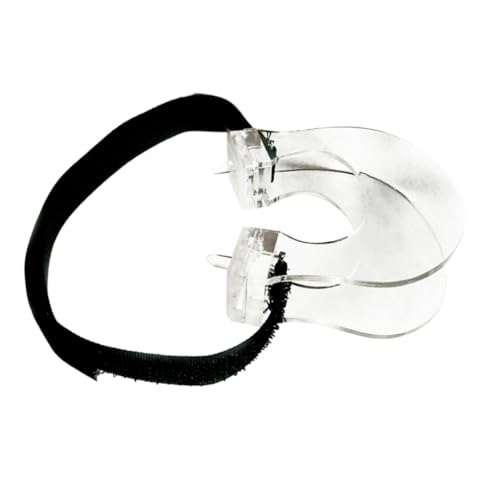 HOUDERCO 小提琴直弓器 矯正ガイド 透明プラスチック製 軽量コンパクト 速乾固定テープ付き 初心者向け練習用 弓の正しい動作習得サポート