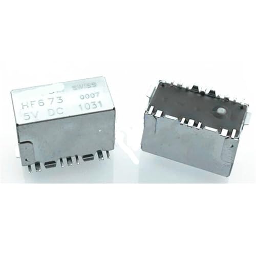 Relé HF673 5VDC con conmutación precisa y aislamiento eléctrico seguro