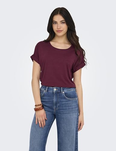 ONLY Tops für Damen Basic Kurzarm Rundhals – Ansicht 2