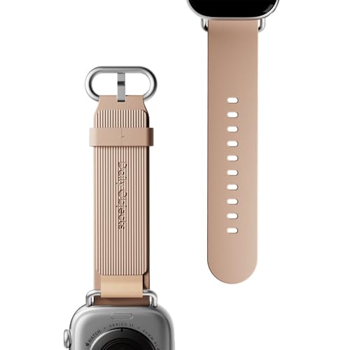 Image of DailyObjects Ellipse Leather Watch Strap Compatible with Apple Watch Series 11 /10 (42mm) | Series 9 /8 /7 41mm, SE3 /SE2 /SE /6 /5 /4 (40mm) | Series 3 38mm -Watch Not Included