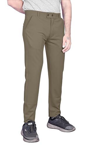 Image of HARSHAD KUMAR & CO Men's Flexible Formal Trousers, Dress Pants