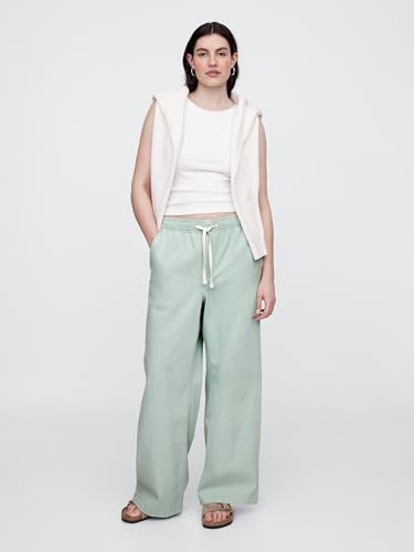 Image of Gap Women's Wide Leg Pull on Utility Pant