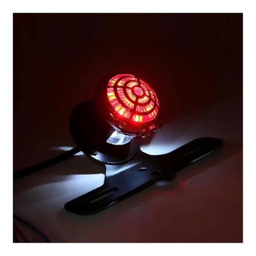 Feu arrière de moto avec support de plaque LED pour CG125 GN125 Custom
