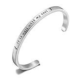 Ensianth It is Well with My Soul Bangle Bracelet Religious Faith Jewelry Inspirational Gift (Cuff bracelet)
