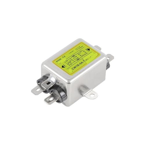 YTMJPQQJI Power Filter Single-Phase AC Purification Anti-Interference 220V CW1B-T (B1) 1A 3A 6A 10A15A(CW1B-15A-T(B1))