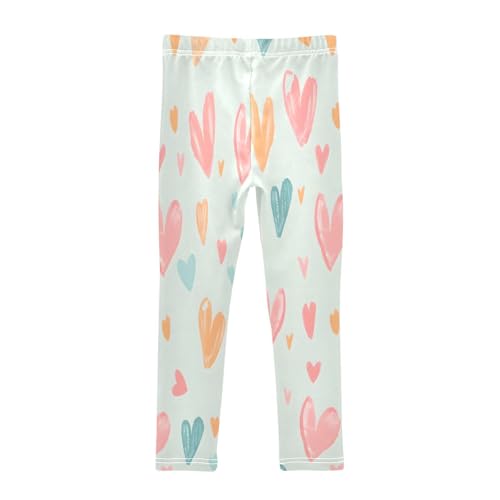 Toddler Girls Leggings Printed Yoga Pants Leggings Love Chalk Painting for Kids2