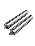 WEKONUMEX Edelstahl-Förderrolle, Federpressen-Montageset for Förderbandrollen aus Edelstahl, 2er-Pack, silberfarben, Verschiedene Größen(650x690x60mm)