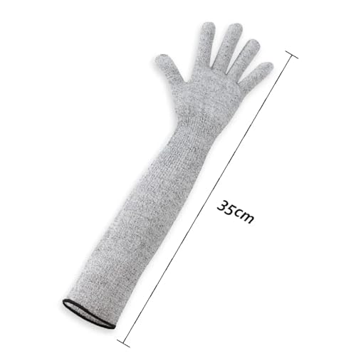 Guantes anticortes para trabajos de bricolaje y mangas de 35cm 3