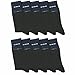 Produktbild ca·wa·so Socken für Damen & Herren im 10er-Set | Ohne drückende Naht | Bequemes & weiches Material (80% Baumwolle) | Business & Freizeit (39-42, schwarz)