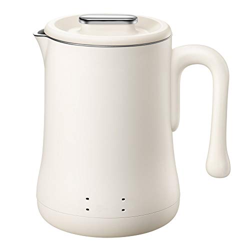 Hervidor eléctrico portátil de acero inoxidable y plástico miniatura 1