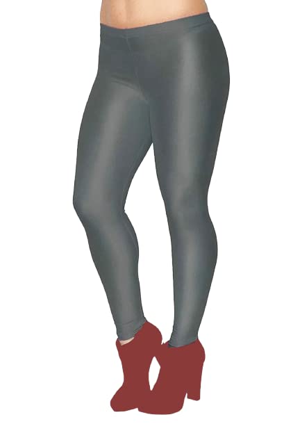 Image of Cron New Trend Shiny Churidar Leggings for Women and Girls (Pack of 1) CRN-20