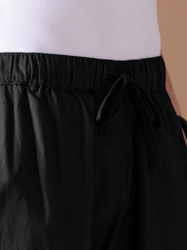 Image of Beyoung Cotton Loose Fit Pyjama For Men | Pure Cotton | Elasticated Waistband | Casual Style | Nightwear For Men | Lounge Pants