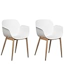 Set di 2 sedie dal design elegante e moderno, ottimo complemento per qualsiasi spazio da pranzo