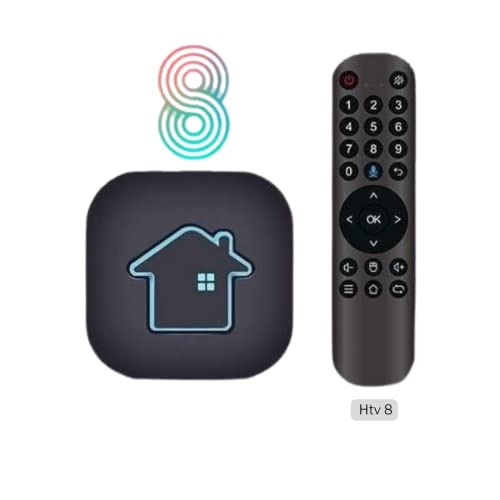 BLACK 4K HTV 8 Controle Bluetooth Wireless CompletoTop