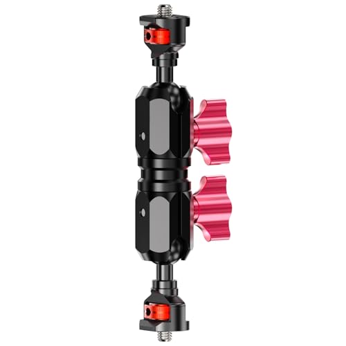 Vis rotative 1/4 pour bras magique et support 3 cartes de caméra d'action