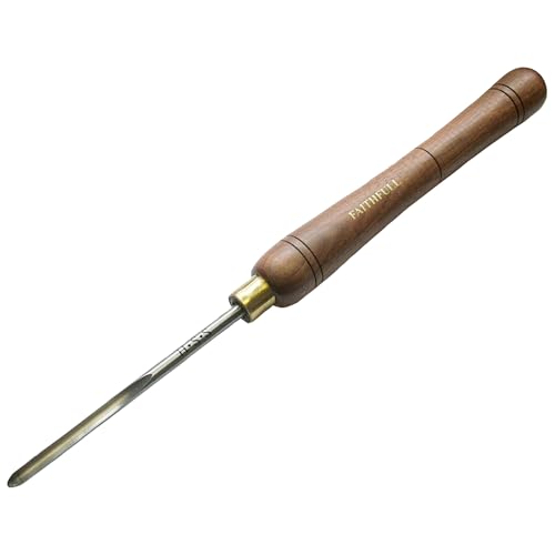 Faithfull HSS Full Length Woodturning Chisel - 8mm Spindle Gouge, Blade Length 160mm, Total Length 410mm - FSC Certified Wood Handle 1 Faithfull HSS Full Length Woodturning Chisel - 8mm Spindle Gouge, Blade Length 160mm, Total Length 410mm - FSC Certified Wood Handle