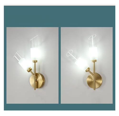 Éclairage d'intérieur LED en verre applique murale douce salon - 3