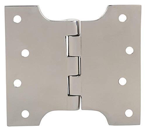 Ssiskcon Parliament Door Hinges Wide Throw Expandable Swing Clear Reversible Interior Exterior Nrp Mirror Polished 32 Stainless Steel 4 Inch X 2 Inch X 4 Inch With 8 Self Drilling Screws (Pack Of 1) #TOP1