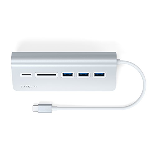 Satechi USB C Aluminium Hub Silber - 4